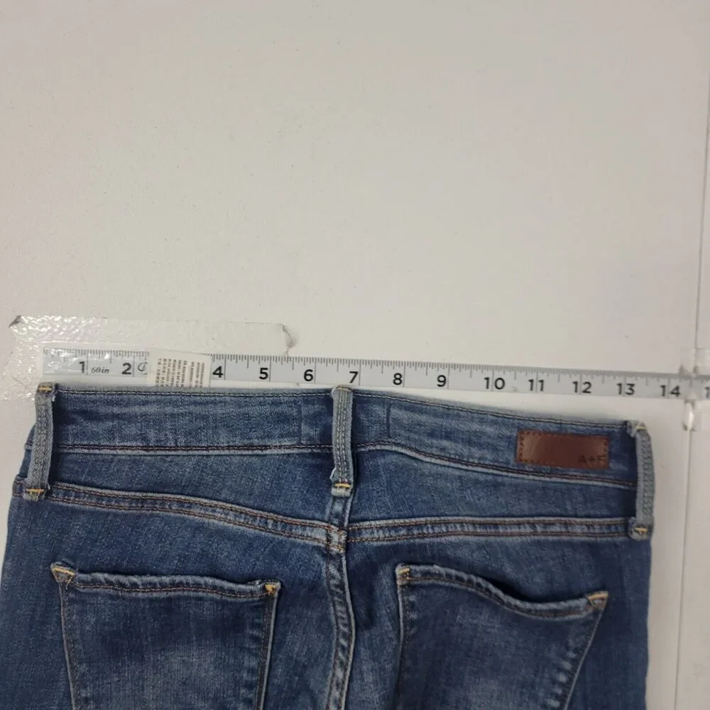 Abercrombie‎ & Fitch harper low rise super skinny jeans 25/0 blue womens 3653